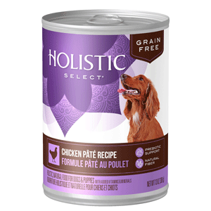 Eagle Holistic Select Grain Free Canned Chicken Pate Dog Food 12/13 oz Case eagle, eagle holistic select, eagle holistic, chicken, canned, dog food, dog, gf, Grain free, pate